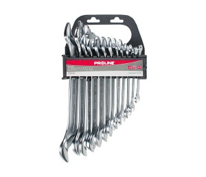 PROLINE 34412 Klucze płaskie 6-32 mm CrV zestaw 12 el. DIN 3110