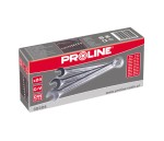 PROLINE 35324 Klucze płasko-oczkowe 6-32 mm CrV zestaw 24 el. DIN 3113