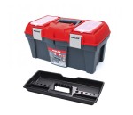PROLINE 35718 Skrzynka narzędziowa 18" 458x257x227 mm z aluminiowymi zamknięciami