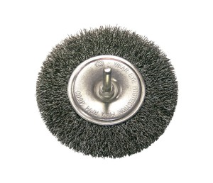 PROLINE 32430 Szczotka tarczowa z trzpieniem 100 mm, drut stalowy karbowany