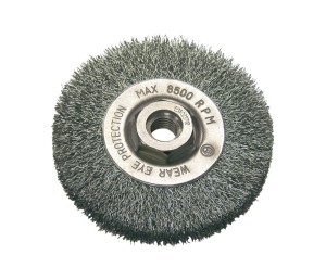 PROLINE 32521 Szczotka tarczowa 115 mm gwint M14, drut stalowy karbowany