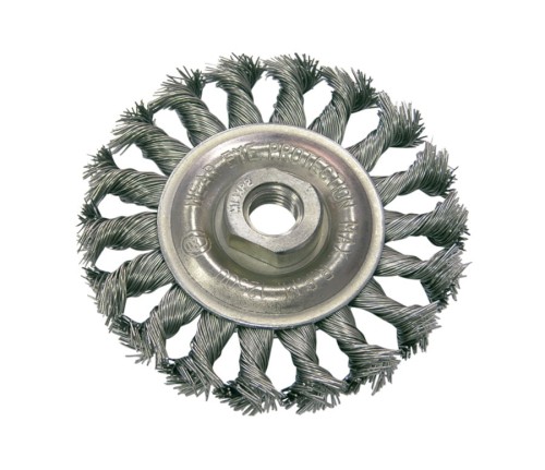 PROLINE 32532 Szczotka tarczowa 125 mm gwint M14, drut stalowy splatany
