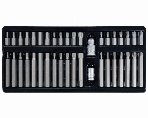 YATO YT-0400 Klucze trzpieniowe / bity typu TORX, HEX, SPLINE, zestaw 40 szt.