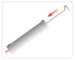 YATO YT-0708 Odsysarka ręczna / strzykawka do oleju 500 ml