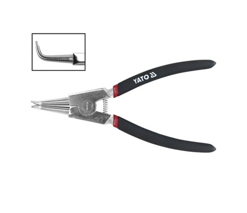 YATO YT-2145 Szczypce do pierścieni Segera 200 mm, zewnętrzne wygięte