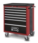 JOTKEL 21601 Wózek warsztatowy narzędziowy z 7 szufladami, wersja HWW05, 770 x 500 x 960 mm