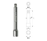 YATO YT-1251 Przedłużka uchylna 1/2" 254 mm
