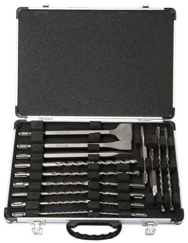 MAKITA D-42444 Zestaw dłut i wierteł SDS-Plus 17szt. w walizce aluminiowej