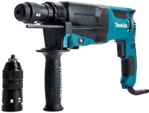 Makita HR2630T Młotowiertarka SDS-Plus 800W, udar 2,4J + wymienny uchwyt