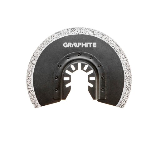 GRAPHITE 56H004 Tarcza półokrągła HM do ceramiki, 85 mm