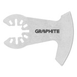 GRAPHITE 56H059 Półokrągły wycinak do uszczelek HCS, szerokość ostrza 58 mm