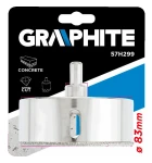 GRAPHITE 57H299 Wiertło diamentowe do gresu 83 mm