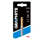 GRAPHITE 57H980 Końcówki wkrętakowe / bity PH3 x 50 mm