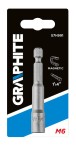 GRAPHITE 57H991 Nasadka magnetyczna 6 x 65 mm, trzpień 1/4"