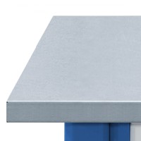 JOTKEL 20346 Pokrycie blatu stołu warsztatowego 1500 blachą ocynkowaną - dopłata do stołu