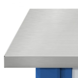 JOTKEL 20380 Pokrycie blatu stołu warsztatowego 2100 blachą nierdzewną - dopłata do stołu