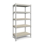 JOTKEL 23841 Regał metalowy wtykowy 5 - półkowy malowany 1200 x 1000 x 2005 mm