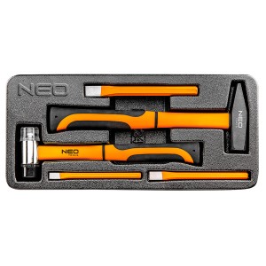 NEO TOOLS 84-242 Wkład do szuflad - młotki i wybijaki zestaw 5 szt.