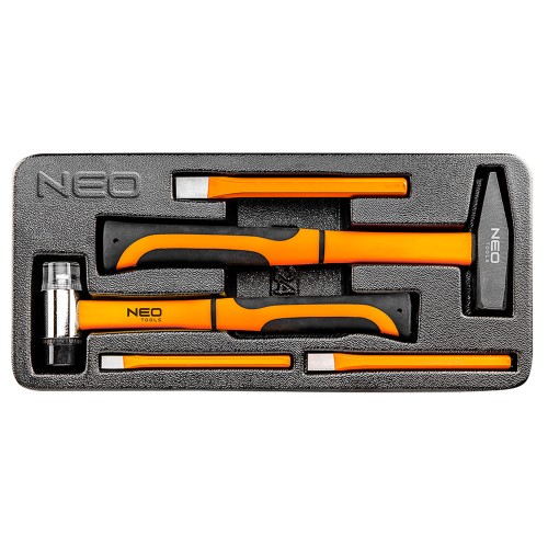 NEO TOOLS 84-242 Wkład do szuflad - młotki i wybijaki zestaw 5 szt.