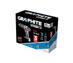 GRAPHITE 58G020 Wiertarko-wkrętarka akumulatorowa bezszczotkowa z udarem Energy+ 18V Li-Ion uchwyt 13 mm bez akumulatora