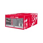 LAHTI PRO L30407 Półbuty robocze z podnoskiem stalowym, zamszowe szaro-czerwone, SB SRA