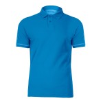 LAHTI PRO L40304 Koszulka POLO bawełniana niebieska