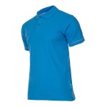 LAHTI PRO L40304 Koszulka POLO bawełniana niebieska