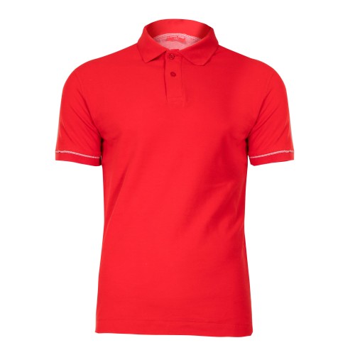 LAHTI PRO L40307 Koszulka POLO bawełniana czerwona