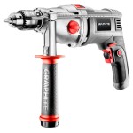 GRAPHITE 58G722 Wiertarka udarowa dwubiegowa 1050W, uchwyt kluczykowy 13 mm, walizka