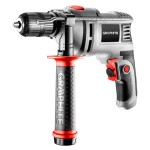 GRAPHITE 58G736 Wiertarka udarowa 650W, uchwyt samozaciskowy 13 mm, walizka + 10 wierteł