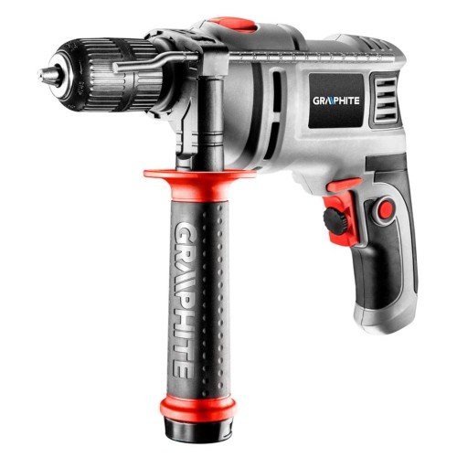 GRAPHITE 58G736 Wiertarka udarowa 650W, uchwyt samozaciskowy 13 mm, walizka + 10 wierteł