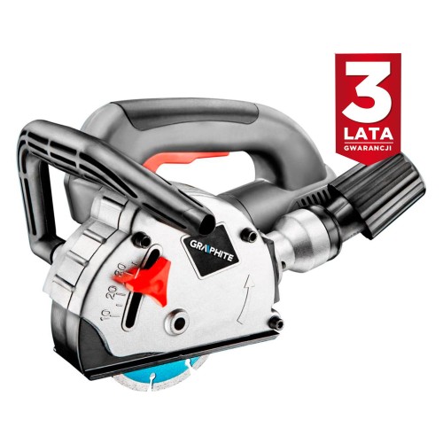 GRAPHITE 59G370 Bruzdownica 1320W, tarcza 125 x 22.2 mm, walizka