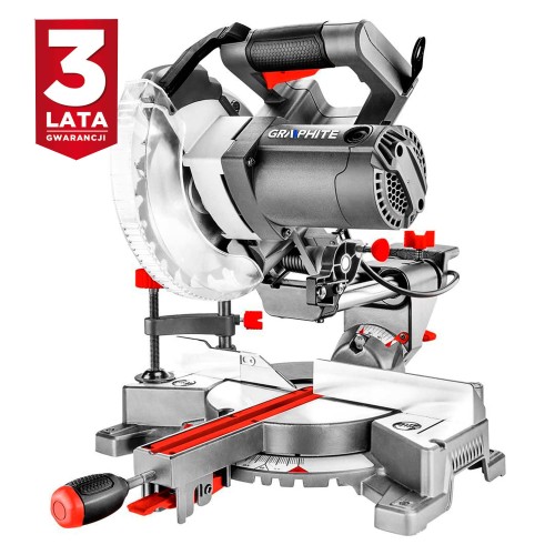 GRAPHITE 59G800 Pilarka ukosowa 1400W, tarcza 185 x 16 mm