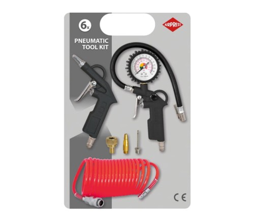AIRPRESS 4300027 Zestaw 6 akcesoriów pneumatycznych