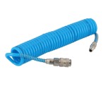 AIRPRESS 4304205 Wąż spiralny PU 8 mm x 5 mm, 5 m uzbrojony