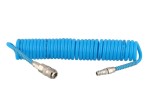 AIRPRESS 4304205 Wąż spiralny PU 8 mm x 5 mm, 5 m uzbrojony