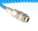 AIRPRESS 4304205 Wąż spiralny PU 8 mm x 5 mm, 5 m uzbrojony
