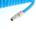 AIRPRESS 4304205 Wąż spiralny PU 8 mm x 5 mm, 5 m uzbrojony