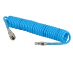 AIRPRESS 4304205 Wąż spiralny PU 8 mm x 5 mm, 5 m uzbrojony
