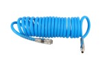 AIRPRESS 4304208 Wąż spiralny PU 12 mm x 8 mm, 5 m uzbrojony