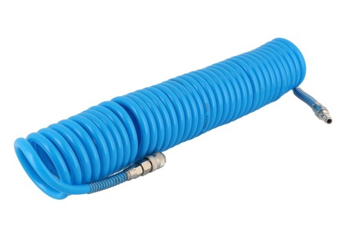 AIRPRESS 4304210 Wąż spiralny PU 12 mm x 8 mm, 10 m uzbrojony
