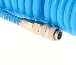 AIRPRESS 4304211 Wąż spiralny PU 12 mm x 8 mm, 15 m uzbrojony