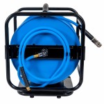 AIRPRESS 46573 Zwijadło pneumatyczne na bębnie z wężem hybrydowym 8 x 12 mm, 30 m