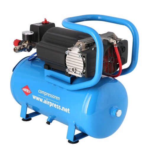 AIRPRESS Kompresor bezolejowy LMO 15-210 SILENT 8 bar 0.75 KM 168 l/min 15 l