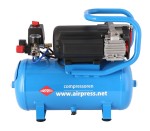 AIRPRESS Kompresor bezolejowy LMO 15-210 SILENT 8 bar 0.75 KM 168 l/min 15 l