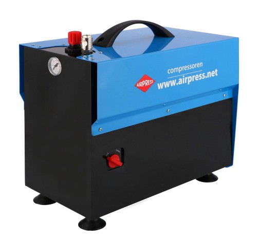 AIRPRESS Kompresor bezolejowy LMO 5-210 SILENT 10 bar 0.75 KM 168 l/min 5 l