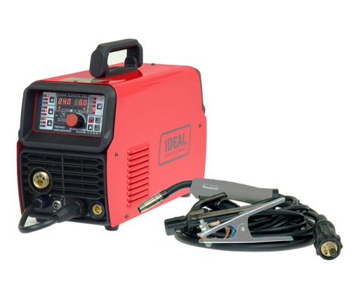 IDEAL TECNO MIG 200GD SYNERGIC VRD ALU Inwertorowy półautomat spawalniczy MIG / TIG / MMA 200 A