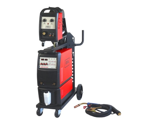 IDEAL EXPERT MIG 500W SYNERGIC Inwertorowy półautomat spawalniczy MIG / MMA 500 A + podajnik