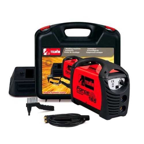 TELWIN FORCE 165 +ACX Spawarka inwertorowa MMA, 150 A w walizce