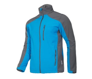LAHTI PRO L40901 Kurtka typu SOFTSHELL niebiesko-szara 310 g / m2